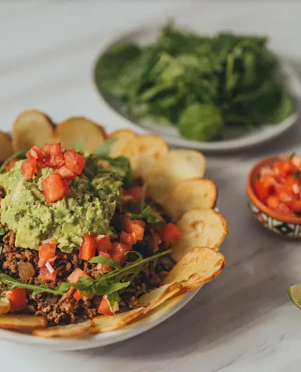 Healthy Beef Nachos