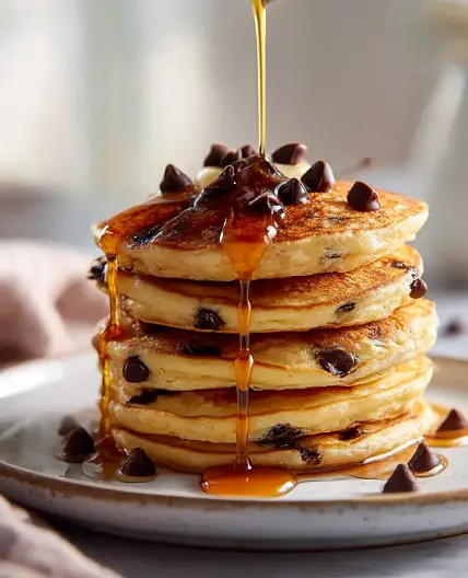 Fluffy Keto Chocolate Chip Pancakes (Weekend Breakfast Goals)