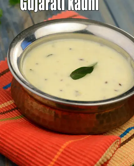 gujarati kadhi | traditional gujarati kadhi | how to make gujarati kadhi |