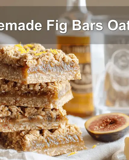 Homemade Fig Bars Oatmeal