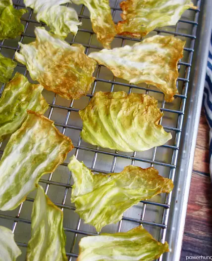 Baked Crispy Cabbage Chips {vegan, keto, easy}