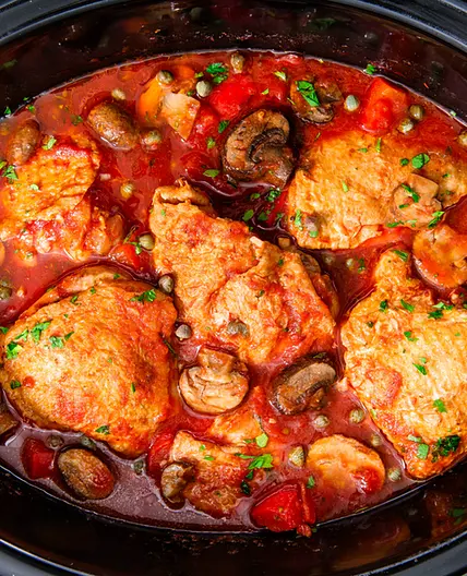 Slow-Cooker Chicken Cacciatore