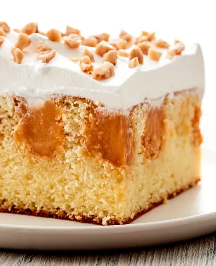 Butterscotch Poke Cake
