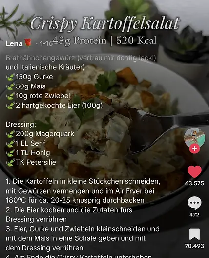 Crispy Kartoffelsalat (High Protein)