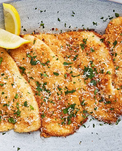Garlic Parmesan Flounder