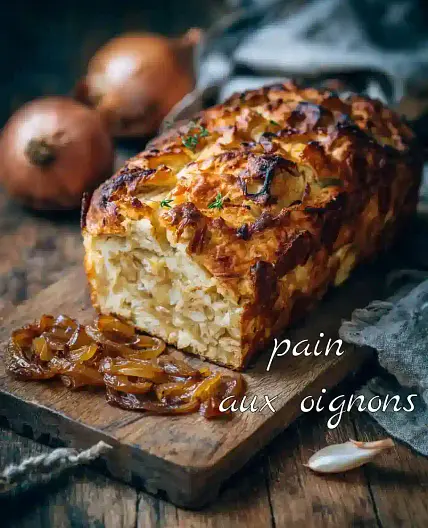 Pain aux Oignons Sans Levure