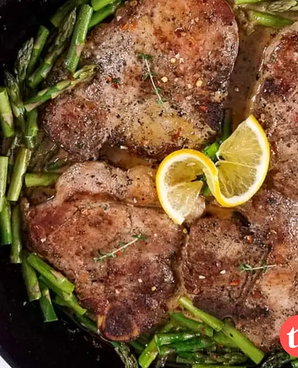 Keto Pork Chops in Butter Garlic Sauce