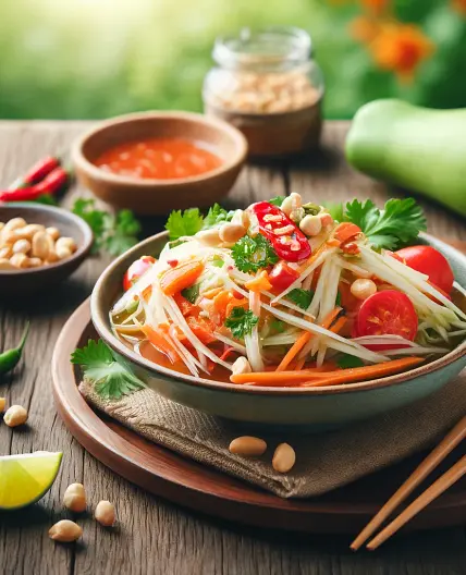 Vegan Thai Papaya Salad