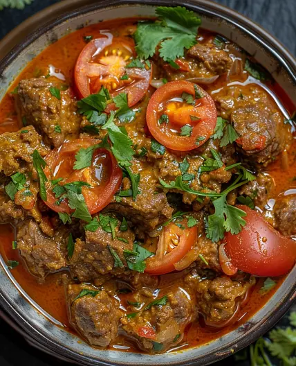 Beef Curry with Tomatoes