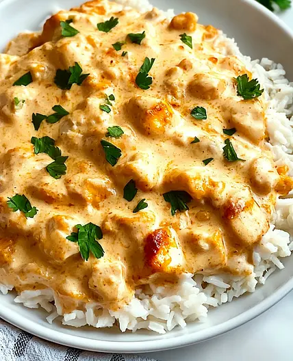 Creamy Smothered Chicken and Rice