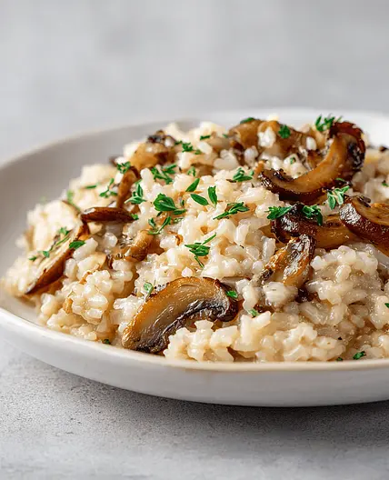 Risotto mit frischen Steinpilzen