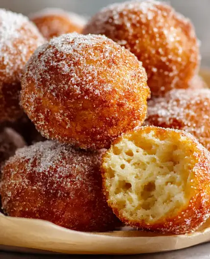 2-Ingredient Banana Donut Holes (Baked or Air Fryer)