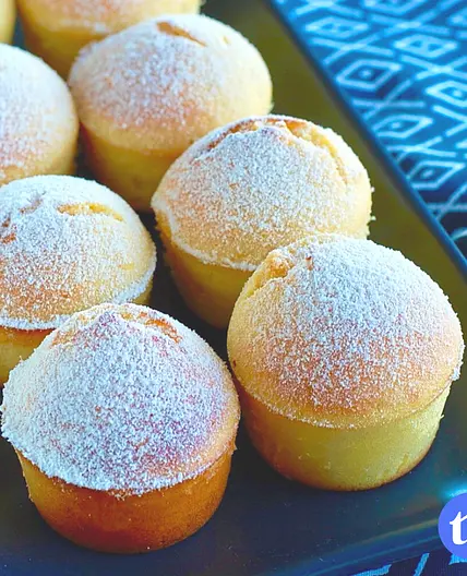 Sugar-Free Gluten-Free Orange Cupcakes (minis)