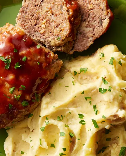 Instant Pot™ Meat Loaf with Rustic Mashed Potatoes
