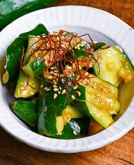 Spicy Smashed Cucumber (Pirikara Tataki Kyuri)