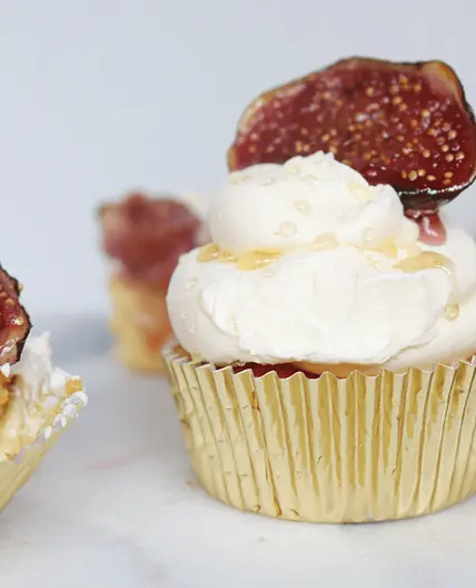 Honey Fig Cupcakes