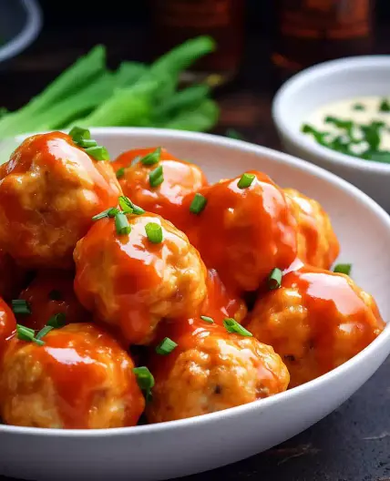 Buffalo Chicken Meatballs