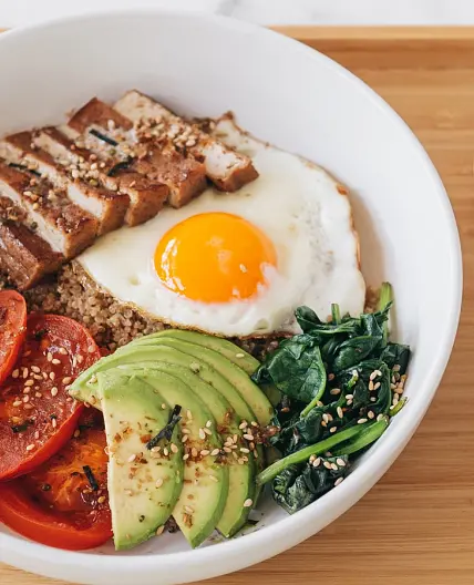 Savory Quinoa Breakfast Bowl