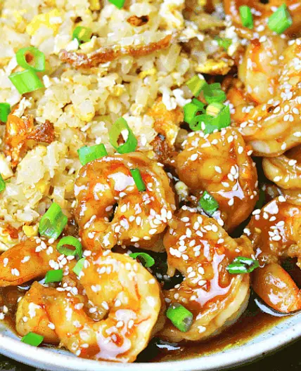 Keto Chinese Orange Peel Shrimp Recipe