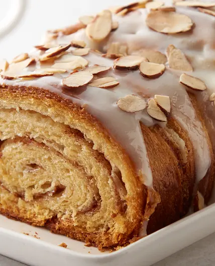 Almond-Cream Cheese Cinnamon Roll Swirl Bread