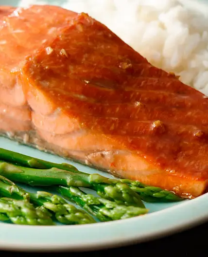 Grilled Salmon with Honey-Soy Marinade