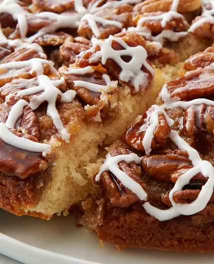 Pecan Pie Upside-Down Cake