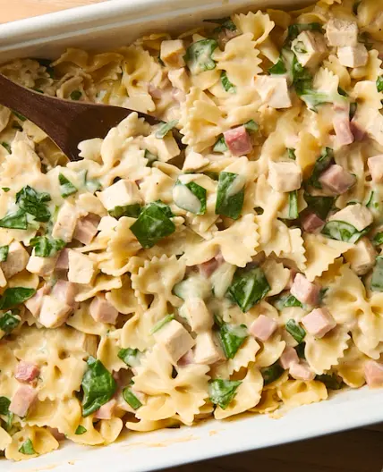 Chicken Cordon Bleu Pasta Bake