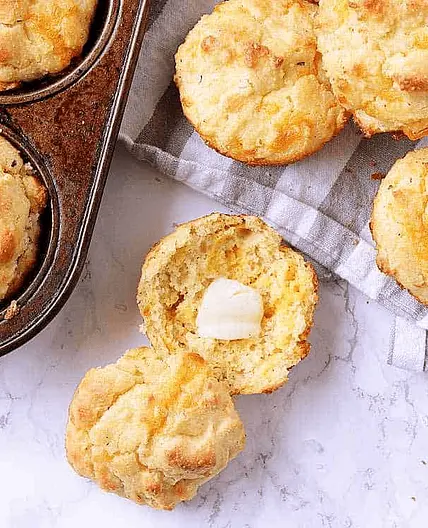 Keto Cheddar Biscuits