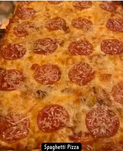 The Best Baked Spaghetti Pizza Recipe