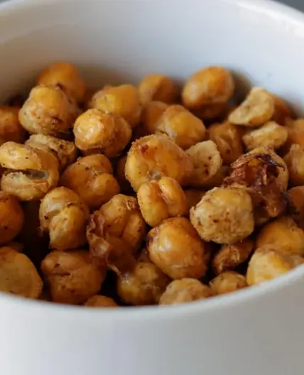 Crispy Roasted Chickpeas (Air Fryer or Oven)