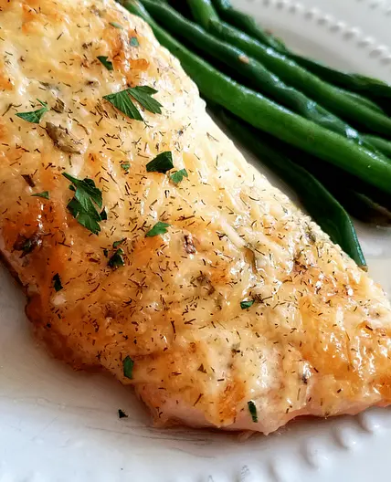 Parmesan & Herb Crusted Salmon