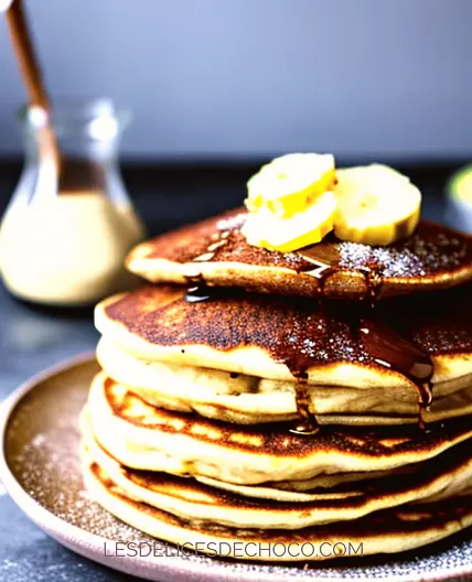 Pancakes Healthy Chocolat Banane – Recette Facile