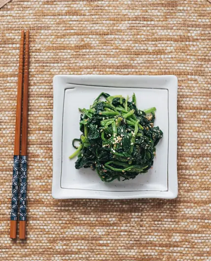 Easy Japanese Spinach Salad (Goma Ae)