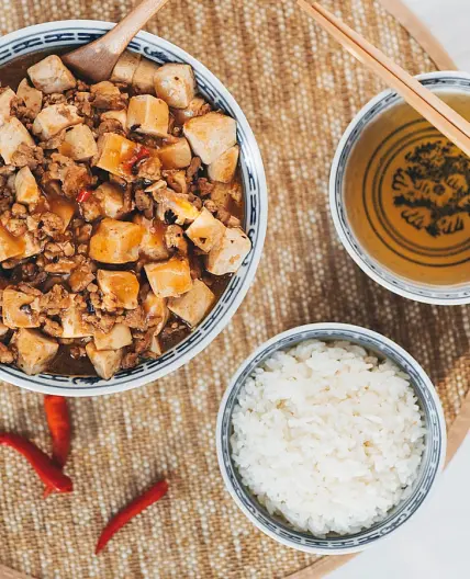 Healthy Mapo Tofu