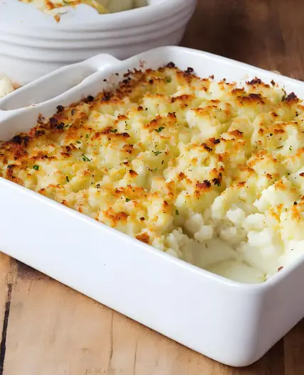 Cauliflower and Potato Gratin