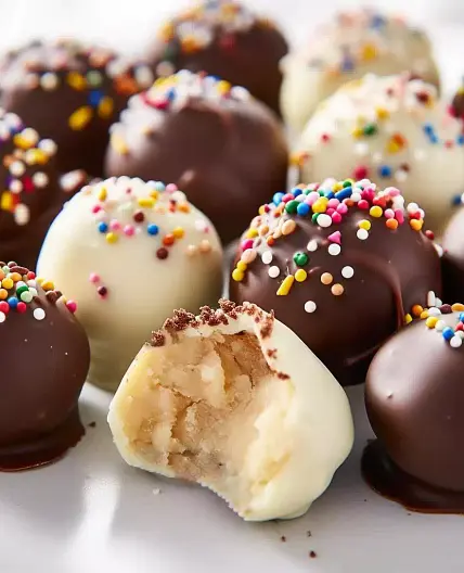 Chocolate Covered Cake Balls
