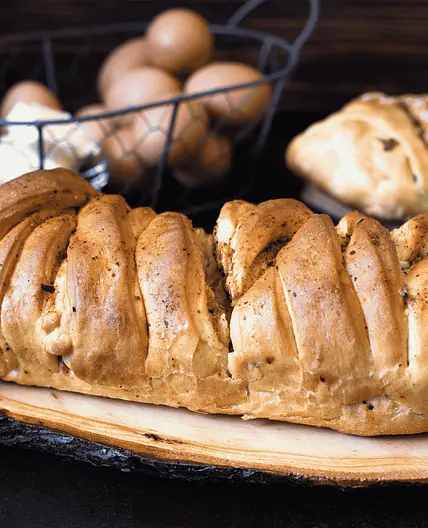 Russian Kulebyaka (Stuffed Pie)