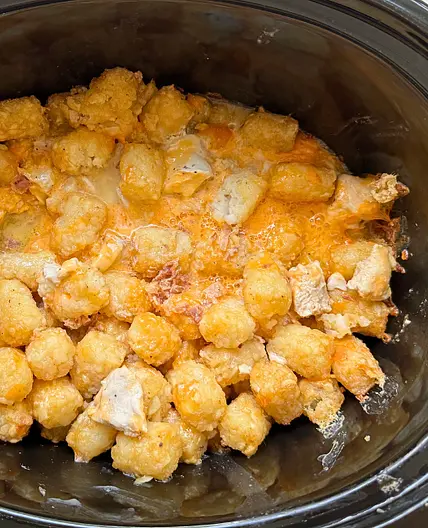 Cheesy Tater Tot Chicken Casserole