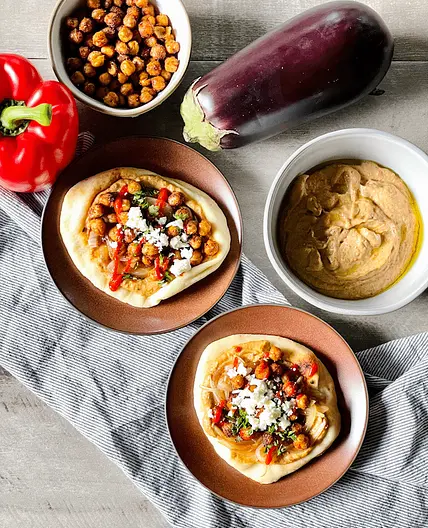 Creamy Roasted Eggplant Dip