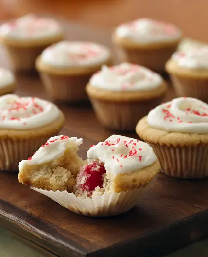Cherry Almond Cupcookies