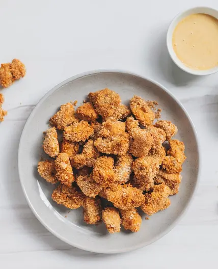 Oven-Baked Popcorn Chicken