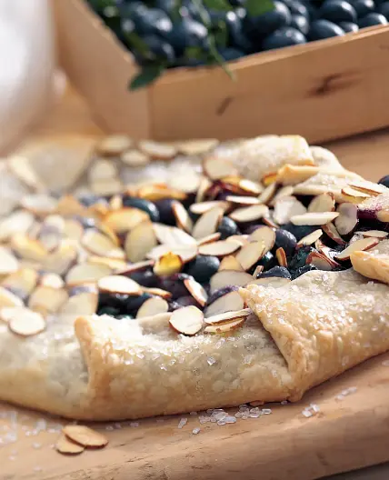 Fresh Blueberry Almond Tart