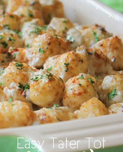 Easy Turkey Tater Tot Casserole