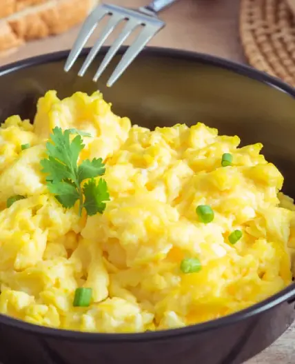 Oeufs brouillés au Cooking Chef