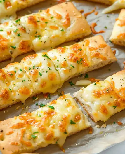 Cheesy Garlic Breadsticks