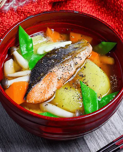 Salmon Miso Soup