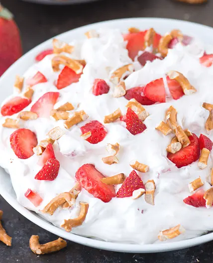 Strawberry Pretzel Fluff Salad