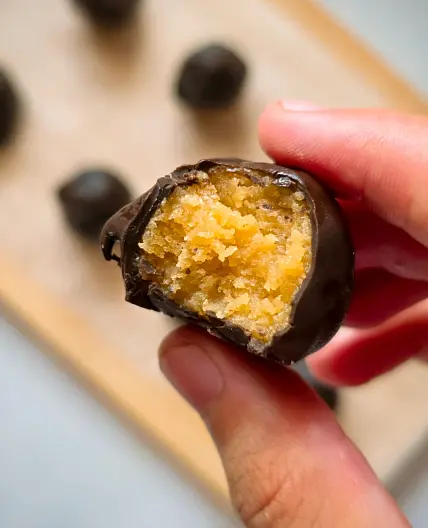 EASY Chocolate Covered Peanut Butter Balls