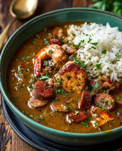 Cajun Chicken and Sausage Gumbo