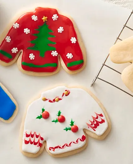 Ugly Christmas Sweater Sugar Cookies